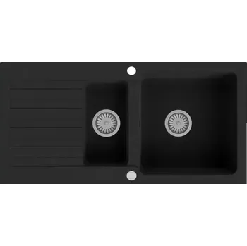 Granitový dřez Dřez Granitový 1,5k 960x480 Černá