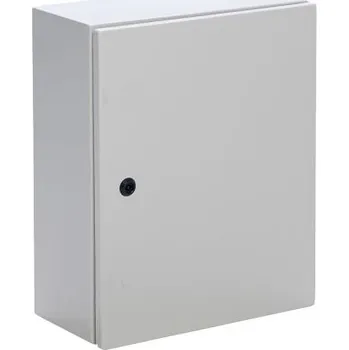 Elektroinstalační krabice Contactum Nástěnná krabice IP66 Pozinkovaná ocel Šedá Ne 400 mm Průhledné dveře 400 mm 200 mm