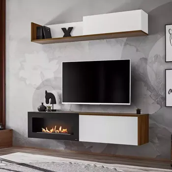 Obývací stěna Obývací Stěna Dallas B + biokrb dub sterling/bílá