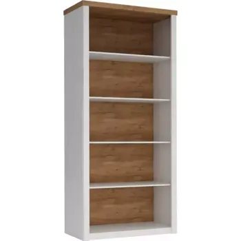 Kancelářská sestava Regál Prowansja 90cm Borovice Andersen/Dub Lefkas Tmavý R3