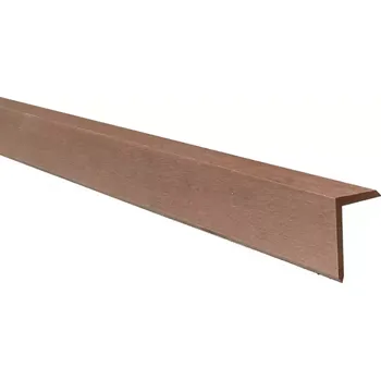 Terasové prkno Rohová lišta Mercado Optimum Tmavá 50x30x2200 mm