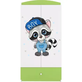 Ložnicová sestava Skříň Babydreams zelená - Mýval