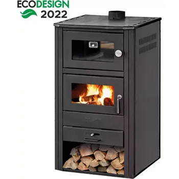 Krbová kamna BAUMAX BLIS BRM E s výměníkem černá