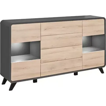 Dětská skříň Komoda Round Kronberg/Antracit Anrv Rd Sb