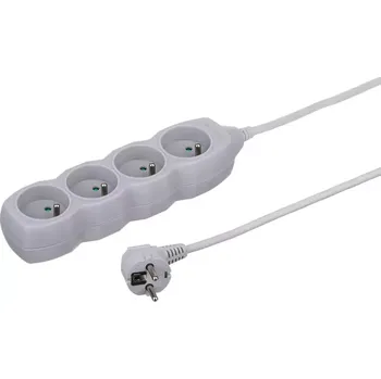 Prodlužovací kabel Prodlužovací kabel 4G 3X1 Z/U 1,5 m šedý