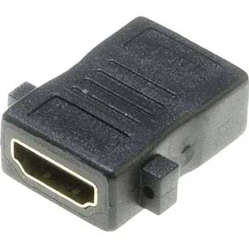 Audio kabel Lyndahl LKPA008 HDMI adaptér [1x HDMI zásuvka - 1x HDMI zásuvka] černá pozlacené kontakty