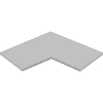 Police do skříňky D12/90 grey