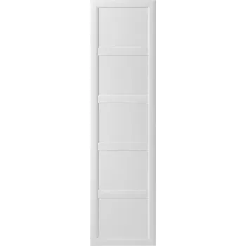 Šatní skříň Dveře do šatní skřině 2278 s rámem, Ultra, bílé platinové