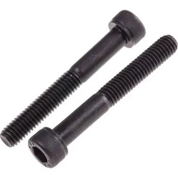 Šroub Šroub s vnitřním šestihranem, Ocel, M6, délka: 45mm, Černá, v odpovídající barvě 1mm