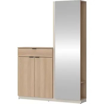 Předsíňová stěna Předsíňová stěna Sanya SAYGG2 D245/U118 2D1S dub lindberg/cashmere