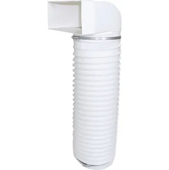 Domácí ventilátor Wallair N15896 plochý ventilační kanál 150 kloub s prodloužením