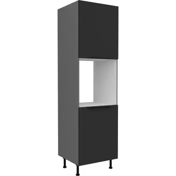 Kuchyňská skříňka Aria BL/ANT Anti Fingerprint 60DP-215 2F