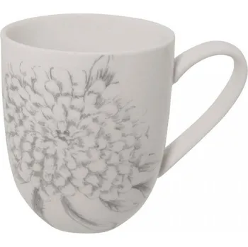 clayre eff Keramický hrníček GREY FLOWERS