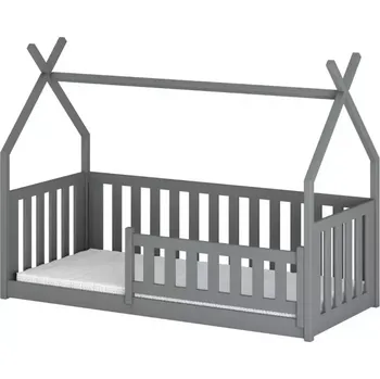 Ložnicová sestava Posteľ Domček Bodzio 90x200 grey