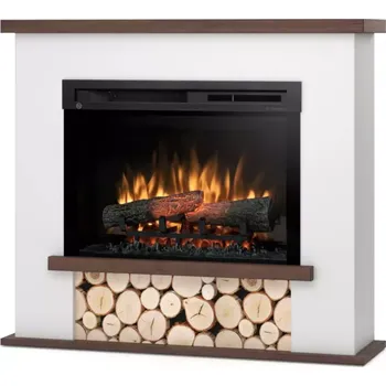 Elektrický krb Tula 26 bílá/dub tmavý