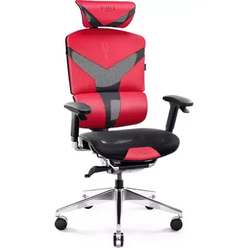 Herní židle Kancelářská Židle Diablo V-Dynamic Černá/Šedá