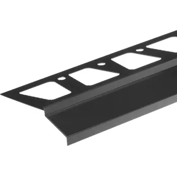 Stavební profil Balkónový okapový profil grafit 100/2000