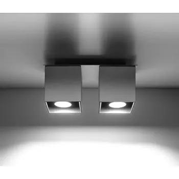 Svítidlo Dallas 2 šedá A-064