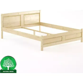 Ložnicová sestava Postel borovicová LK104–160x200 syrová