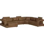 Rohová sedací souprava Douglas C L Morena 7 hnědý