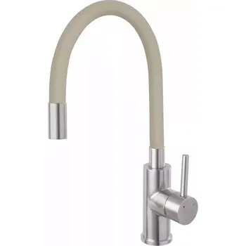 Flexibilní baterie dřezová Fitness inox béžová