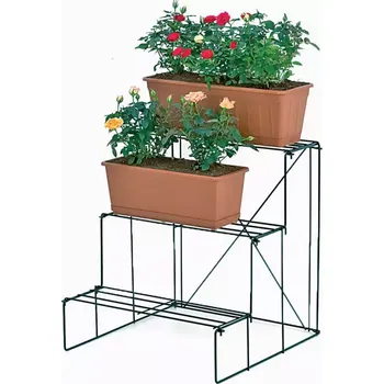 Stojan na květiny Schodový stojan na 3 truhlíky, FT100