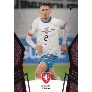 Sběratelský sportovní předmět paralel karta DAVID ZIMA 2024 Hrdí Lvi Red číslo 17