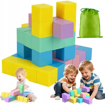 ostatní stavebnice STAVEBNICE 45 DÍLKŮ S ÚLOŽNÝM VAKEM 2,5 CM