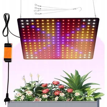 Osvětlení pro růst rostliny LAMPA PRO RŮST ROSTLIN, PĚSTOVÁNÍ ZELENINY, SAZENIC, PŘEDPĚSTOVÁNÍ, Sada GROW
