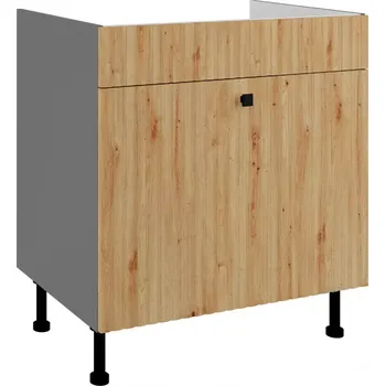 Kuchyňská skříňka Ava artisan/antracyt 80ZL 1S BB