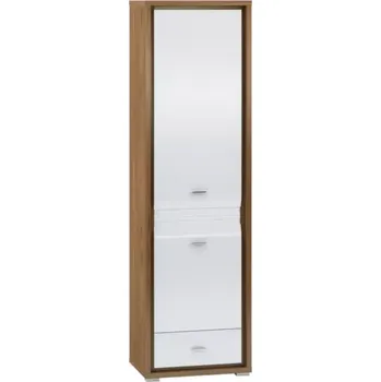 Kancelářská sestava Skříň Dallas 60cm Orech/Bílý Lesk/Bílý