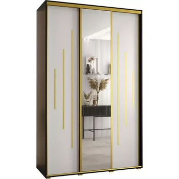 Předsíňová stěna Skříň 45 Canaris 13 180 černá/bílá/gold