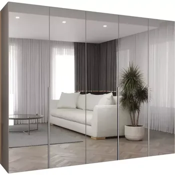 Předsíňová stěna Skříň Alicante III 250 kašmír/stříbrná