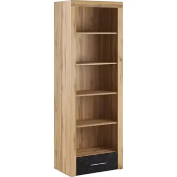 Kancelářská sestava Regál Otevřený Smart 08 dub wotan/beton