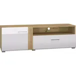 Tv stolek Adagio 07 dub castello/bílý lesk