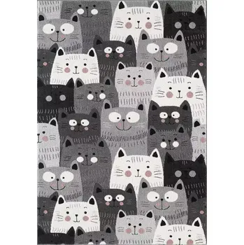 Koberec Koberec Frisee Soft Kids 0,8/1,5 F0711 šedý