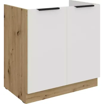 Kuchyňská skříňka Aria WH/AR Anti Fingerprint 80zl 2f Bb