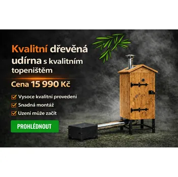 Udírna Kalme Dřevěná udírna na dřevo 225L Kalme