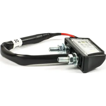 Osvětlení SPZ Led osvětlení SPZ motocyklu PARTS EUROPE LED LICENSE PLATE LIGHT / CLEAR LENS barva černá