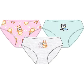 3pack dívčí kalhotky Bluey & Bingo, vel. 122-128cm