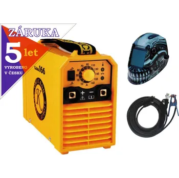 Svářečka Omicron GAMA 166 + kabely 16/3m + kukla, záruka 3+2 roky SET PRO