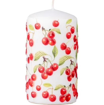 Svíčka Svíčka válec 60x110 mm Black Cherry