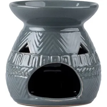 Aroma lampa Aromalampa keramická v šedé barvě 117x120 mm
