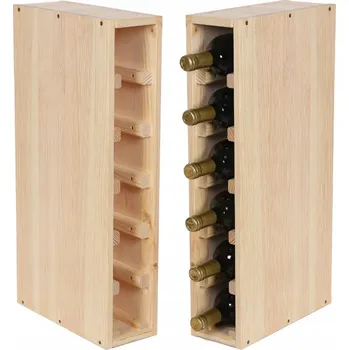 Stojan na víno Modulární Stojan na Víno RW61 (Pro 6 Lahví) Přírodní