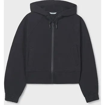 Dívčí oblečení Mayoral krátká dívčí mikina 7439 barva: černá, Rozměr: 140 (10 let)