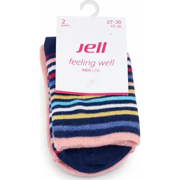 xcena Dívčí ponožky bavlněné sada dva páry Velikost: 27/30