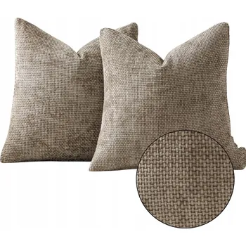 Povlak na polštářek Povlak na polštář 45x45 Dekorační Boho Hnědý Ozdobný na polštářek