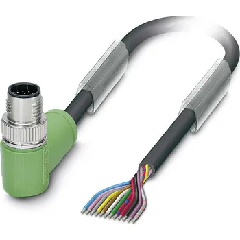 Phoenix Contact SAC-12P-MR/ 1,5-PVC SCO upravený zástrčkový konektor pro senzory - aktory, 1554814, piny: 12, 1.50 m, 1 ks