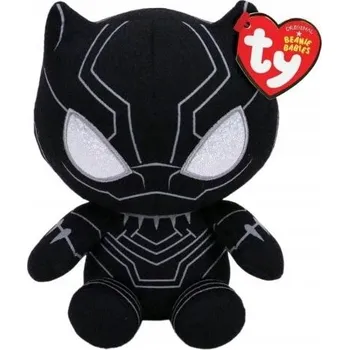 plyšák TY 41197 Marvel Black Panther Plyšák černý šedý s