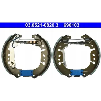 Brzdová čelist ATE 03.0521-0820.3 Sada brzdových čelistí